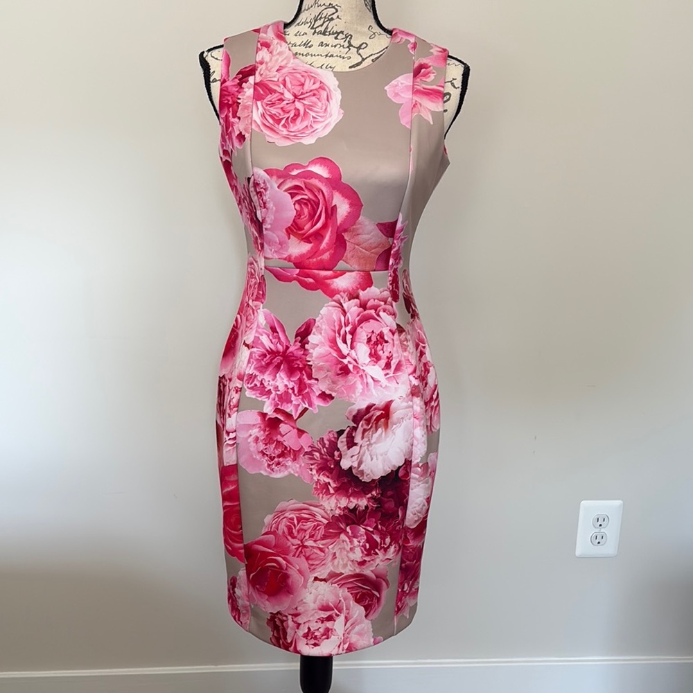 Calvin Klein Floral Sheath Dress